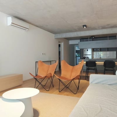 Rent of a bright furnished 3-room apartment, 120 m², Recoleta, Buenos Aires, Argentina